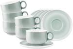 Seltmann Weiden Tasse "Milchkaffeetassen mit Untertassen Sento Home 350 ml 6er Set"