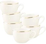 Seltmann Weiden Espressotasse "Espressotassen Savona Goldlinie 110 ml 6er Set creme"