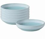 like. by Villeroy & Boch Pastateller "Pastaschalen Perlemor Aqua &oslash; 22,2 cm 6er Set