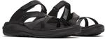 Sandale MERRELL "DISTRICT 4 LTR WEAVE", Damen, Gr. 41, schwarz, Leder, Synthetik,