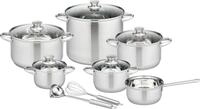 GSW Topf-Set "Rigo" Set, Kochtopf 14/16/20/24 cm, 1 Stielkasserolle 16 cm,