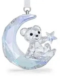 Dekoh&auml;nger SWAROVSKI "Kristallfigur Sammelfigur Kris B&auml;r Mond Ornament",