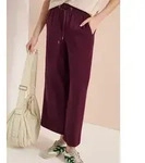 Culotte CECIL, Damen, Gr. XXL, L&auml;nge 26, lila (sweet grape rot), Stoff, 100%