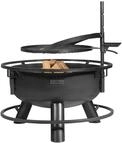 Feuerschale COOKKING "Bandito", schwarz, H:110cm &Oslash;:94cm, Stahl, Feuerk&ouml;rbe,...