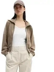 Sweatjacke MARC O'POLO "mit recycelter Baumwolle", Damen, Gr. XXS, stone taupe,