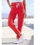 Sweathose ELBSAND "Brinja", Damen, Gr. S (36), N-Gr, rot, Sweatware,...