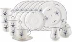 Villeroy & Boch Geschirr-Set "Kaffeeservice Vieux Luxembourg 20er Set wei&szlig;-blau"