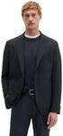 Sakko MARC O'POLO "aus leichtem Tech Wool Blend", Herren, Gr. 48, deep night blau,