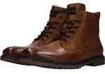 Schn&uuml;rboots BUGATTI, Herren, Gr. 43, braun (cognac), Lederimitat, Schuhe