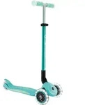 Tretroller GLOBBER "ELITE GLOW LIGHTS, mit Leuchtrollen und Glow-Effekt", gr&uuml;n