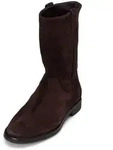 Stiefelette MARC O'POLO "aus weichem Veloursleder", Damen, Gr. 38, burnt coffee,