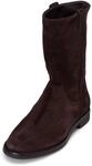 Stiefelette MARC O'POLO "aus weichem Veloursleder", Damen, Gr. 38, burnt coffee,