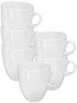 Seltmann Weiden Becher "Becher VIP. 400 ml 6er Set wei&szlig;" Sp&uuml;lmaschinenfest,