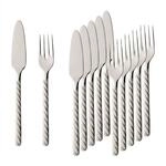 Villeroy & Boch Fischbesteck "Fischbesteck Montauk 6er Set silber" Sp&uuml;lmaschinenfest