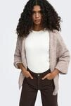 Strickjacke ONLY "ONLNELLIE LS OPEN CARDIGAN KNT", Damen, Gr. XS, beige (mocha