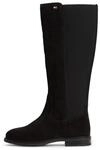 Tommy Hilfiger Stiefel "ENAMEL FLAG SUEDE HIGH CHELSEA" Blockabsatz,