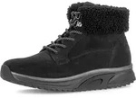 Schn&uuml;rboots ROLLINGSOFT, Damen, Gr. 38, schwarz, Nubukleder, Schuhe...