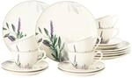 Seltmann Weiden Geschirr-Set "Kaffeeservice Savona Provence 18er Set bunt-beige"