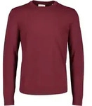 Strickpullover LINDBERGH "Strickpullover Relaxed Fit", Herren, Gr. S, dk cherry mel,