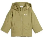 Winterjacke PUMA "Minicats Wattierte Kapuzenjacke Kinder", Jungen, Gr. 68, gr&uuml;n