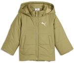 Winterjacke PUMA "Minicats Wattierte Kapuzenjacke Kinder", Jungen, Gr. 68, gr&uuml;n