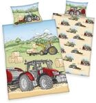Baby Best Babybettw&auml;sche "Traktor" 2 Stk. mit tollem Motiv