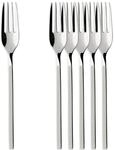 Tafelgabel VILLEROY & BOCH "Kuchengabel NewWave 15,5 cm 6er Set edelstahl", silber