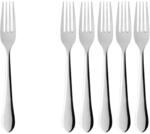 Villeroy & Boch Tafelgabel "Tafelgabel Oscar 200 mm 6er Set silber"