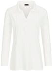 GOLDNER Langarmshirt "Kurzgr&ouml;&szlig;e Halbarm Blusenshirt mit Hemdkragen" Biesen