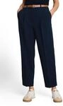 TOM TAILOR Bundfaltenhose "Barrel Leg" Sommerhose mit G&uuml;rtel