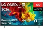 LG QNED-Fernseher "65QNED82B6B", Energieeffizienz: F (A-G), bunt (schwarz), 65