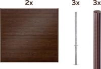 Alberts Dichtzaun "Palitio, Profilh&ouml;he 150 mm" Aluminium, verschiedene Dekore und