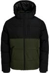 Jack & Jones Steppjacke "JJEBECKS PUFFER SN" mit Kapuze Kunstfaser, regular fit