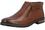Stiefelette RIEKER, Herren, Gr. 40, braun, Glattleder, Schuhe Stiefelette,