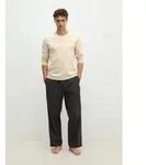 Pyjama MARC O'POLO "Mix & Match Cotton", Herren, Gr. S, hellbeige, schwarz...