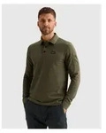 Langarm-Poloshirt PME LEGEND, Herren, Gr. M, gr&uuml;n (kalamata), Web,...