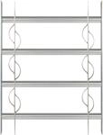 Alberts Fensterschutzgitter "Secorino Style" Breite ausziehbar 50-65 cm, versch.