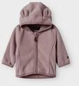 Name It Kapuzenfleecejacke "NBNMEEKO FLEECE JACKET MELANGE" mit Kapuze Fleece,