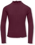 KIDS ONLY Langarmshirt "KOGFRANSISKA SCHOOL LS HI-NCK TOP JRS" Viskosemischung