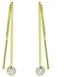 Paar Ohrh&auml;nger AMOR "2013812", gold (gelbgoldfarben), Ohrringe, Damen, Gelbgold 375,