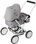 Puppenwagen CHIC2000 "Smarty, Mini-Kuschelwagen", grau (sternchen grau),...