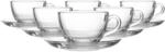 Ritzenhoff & Breker Tasse "Cappuccino-Set Barista 220 ml 6er Set transparent"