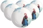Villeroy & Boch Teller "Suppenteller Disney Frozen &oslash; 18,7 cm 6er Set bunt"