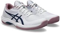 Tennisschuh ASICS "GAME FF CLAY", Damen, Gr. 38, wei&szlig; (wei&szlig;, independence blau),