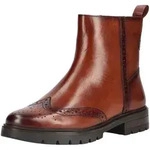 Stiefelette ARA "Ara Stiefelette Leder", Damen, Gr. 42, cognac, Leder, Schuhe