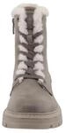 Winterstiefel TOM TAILOR "Tom Tailor Stiefel", Damen, Gr. 36, grau, Polyurethan,