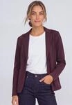Kurzblazer STREET ONE, Damen, Gr. 34, rustic rouge, Web, Obermaterial: 93% Baumwolle,