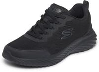 Slip-On Sneaker SKECHERS "BOUNDER 3.0", Herren, Gr. 39, schwarz uni, Textil,