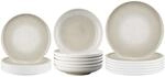 Seltmann Weiden Geschirr-Set "Teller-Set Sento Home 18er Set" Sp&uuml;lmaschinengeeignet,