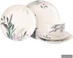 Seltmann Weiden Geschirr-Set "Basic-Set Savona Provence 6er Set bunt-beige"